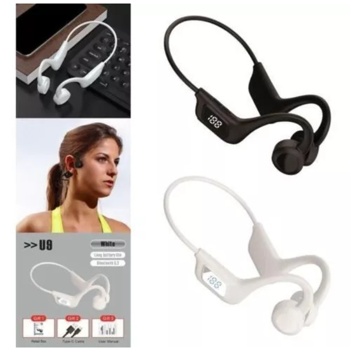 Bonebeat™ || Auriculares de Conducción Ósea U9 || Calidad: 1.1